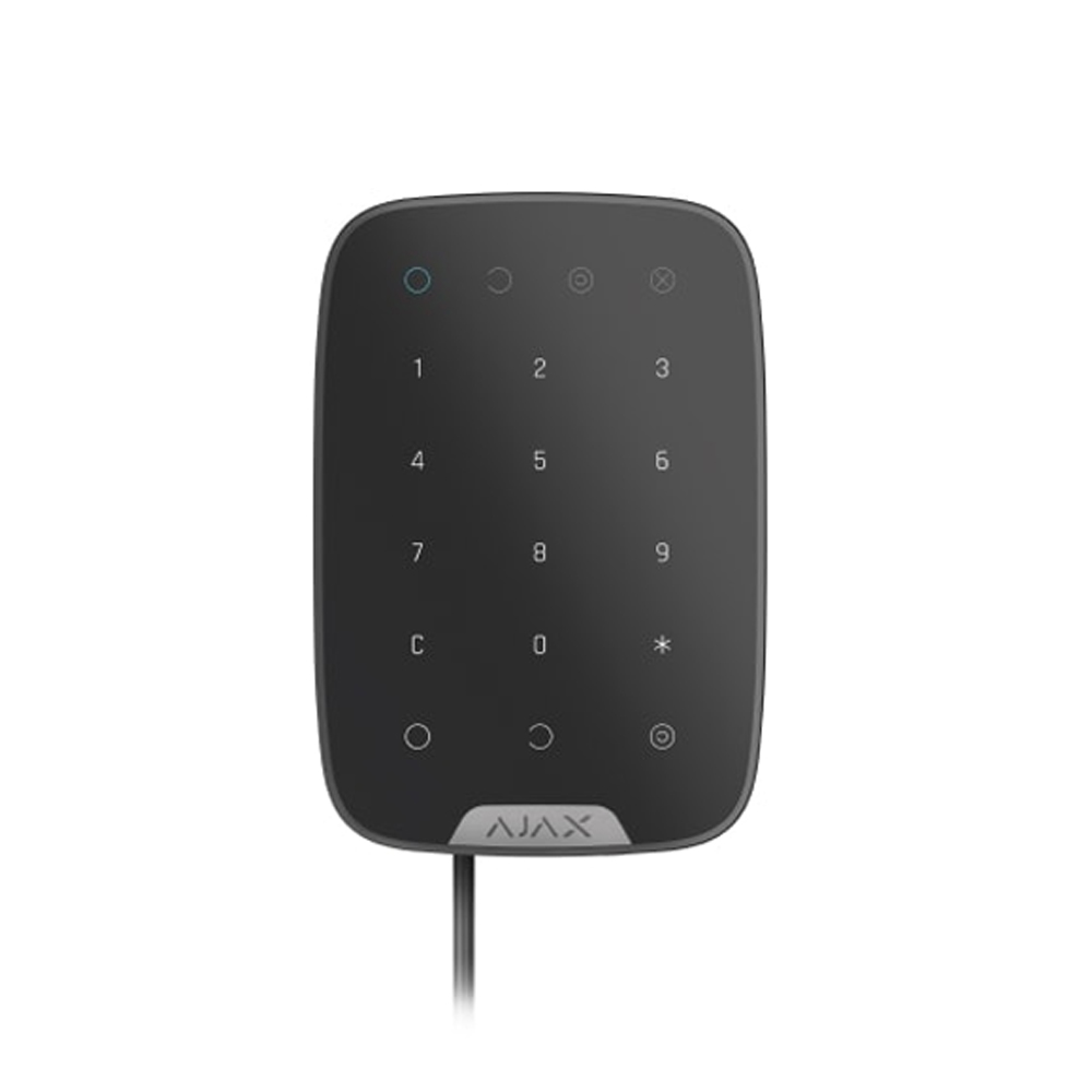 Tastiera Touch Cablata Nero Ajax Keypad Fibra 44400 AJKPN-FIBRA KPN-FIBRA