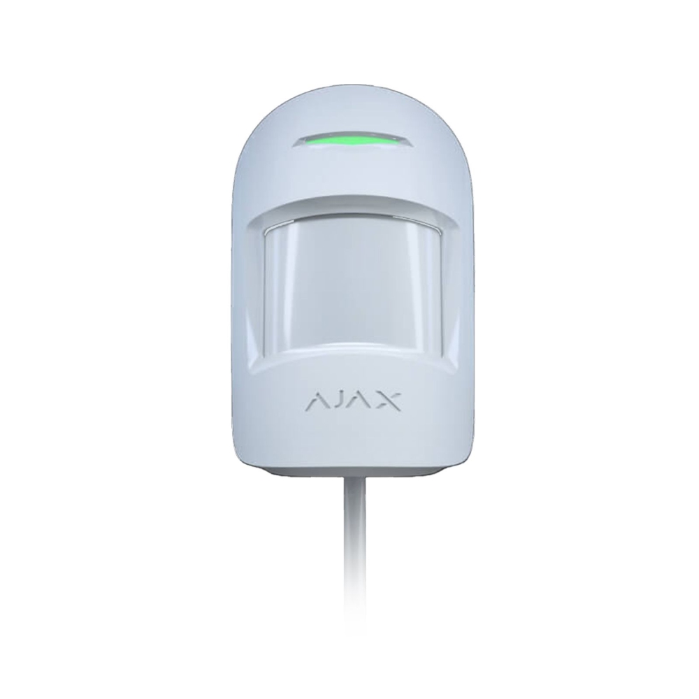 Rilevatore Movimento e Vetri Bianco Ajax Combiprotect Fibra 44391 AJCP FIBRA CP