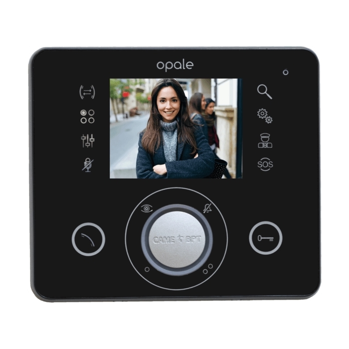 Videocitofono Vivavoce Con Display Lcd CAME BPT OPALE BLACK 62100280