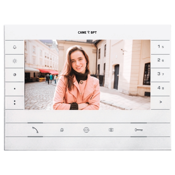 Videocitofono Vivavoce Con Display Lcd CAME BPT FUTURA X1 WH 62100520
