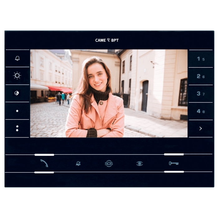 Videocitofono Vivavoce Con Display Lcd CAME BPT FUTURA X1 BK 62100530