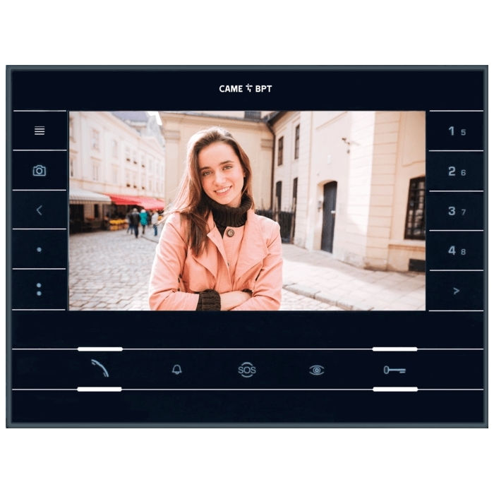 Videocitofono Vivavoce Con Display Lcd CAME BPT FUTURA X2 BK 62100550