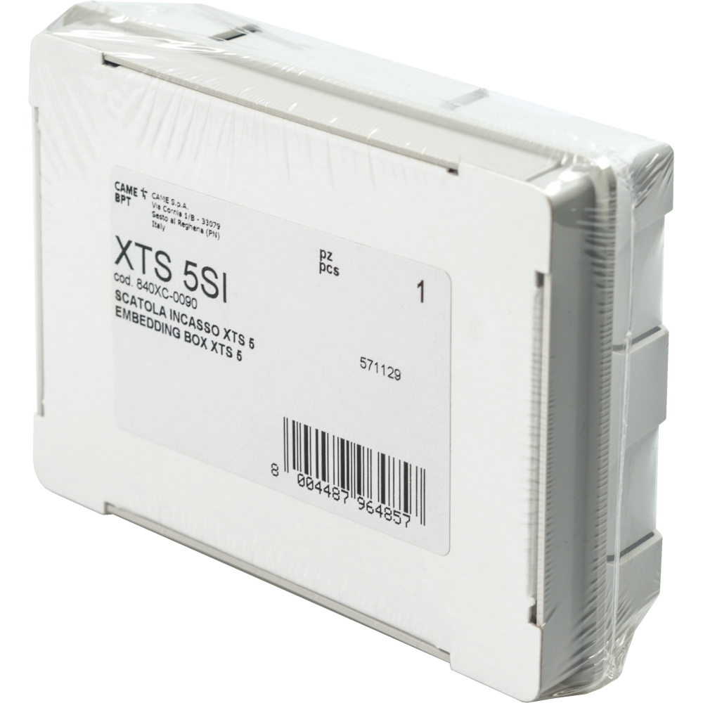 XTS 5SI- SCATOLA INCASSO XTS 5