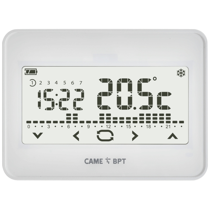 TH/550 WH CRONOTERMOSTATO TOUCH PARETE