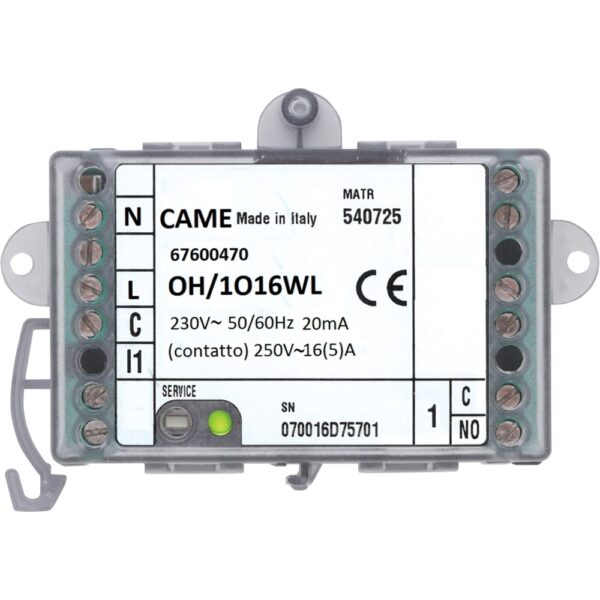 OH/1O16WL MODULO 1 USCITA 16A RADIO