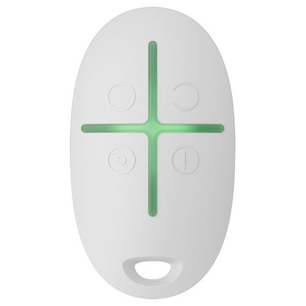 Telecomando Wireless Bidirezionale Con Pulsante Anti Panico Superior AJAX SpaceControl S (8PD) white white 110753.04.WH1 110753