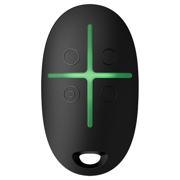 Telecomando Wireless Bidirezionale Con Pulsante Anti Panico Superior AJAX SpaceControl S (8PD) black black 110754.04.BL1 110754