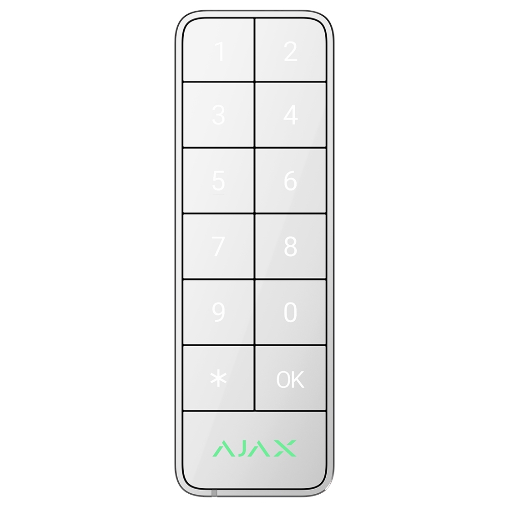Tastiera Esterna Cablata AJAX Superior KeyPad Outdoor Fibra white 117759.285.WH 117759