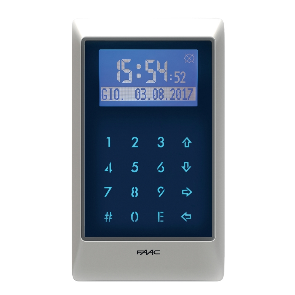 Lettore Prossimita’ 13,56 Mhz Mifare Tastiera Display FAAC XKPR 1356D 105923