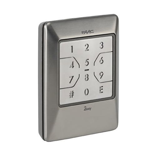 Tastiera Numerica Datore Impulso Bus Via Cavo 2 Due Fili Cavi FAAC XKP B 404039 Acciaio Inox
