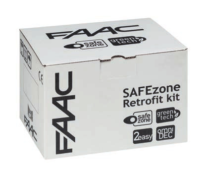 Safezone Retrofit FAAC 390113 SAFE GREEN Retrofit kit Aggiornamento E145S