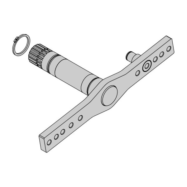 Albero e Leva Di Bilanciamento Per B614 Ricambio FAAC 63001031