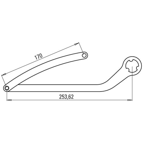 Coppia Di Bracci Night e Day Tipo Nd3 Bianco FAAC 105728