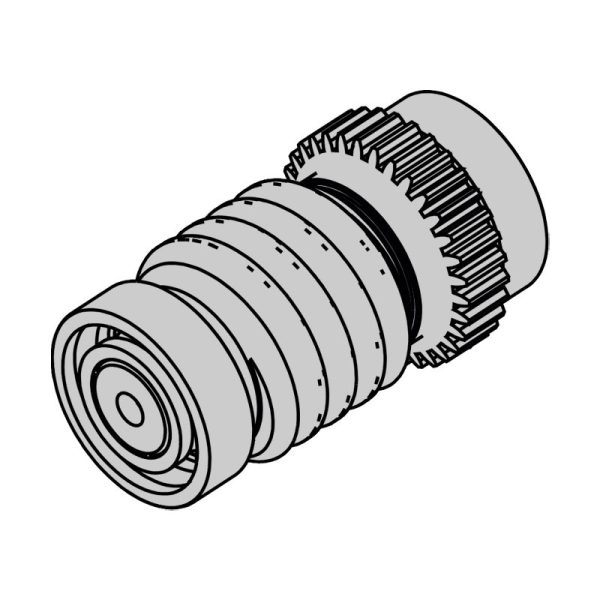 Seconda Riduzione Per 770 Roller Ricambio Originale FAAC GENIUS 718076
