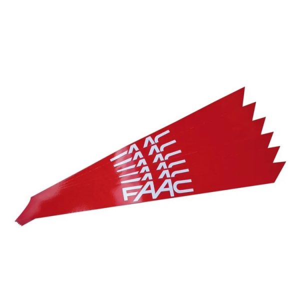 Kit 6 Adesivi Catarifrangenti Per Asta Barriera 615 620 B614 B680H FAAC 490117