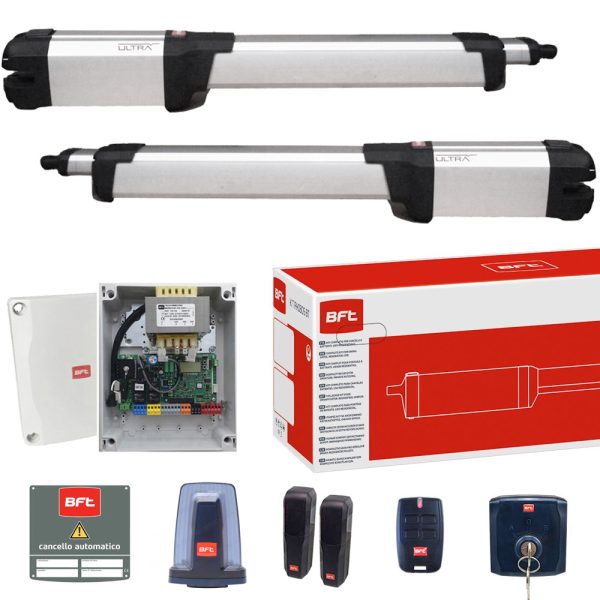 Kit Completo Per Cancelli Ad Anta battente BFT KUSTOS ULTRA BT A40 R935311 00004 2611948