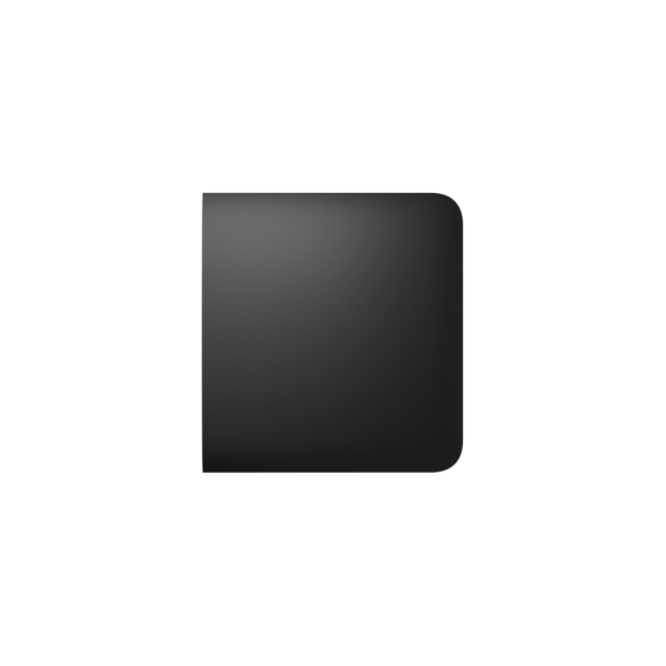 Tasto Per Lightswitch Ajax Sidebutton (1-Gang/2-Way) Black 52155