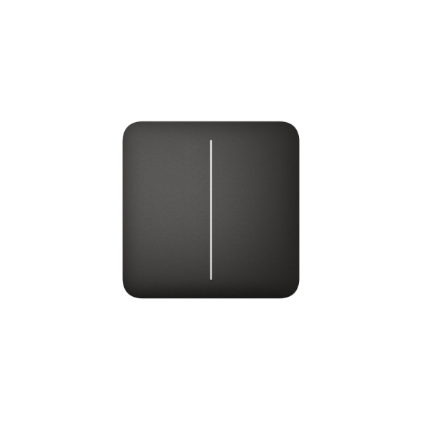 Tasto Per Lightswitch Ajax Solobutton (2-Gang) Black 52147