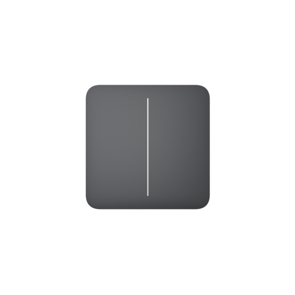 Tasto Per Lightswitch Ajax Solobutton (2-Gang) Graphite 52149