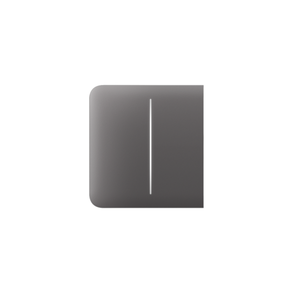 Tasto Per Lightswitch Ajax Sidebutton (2-Gang) Grey 52166