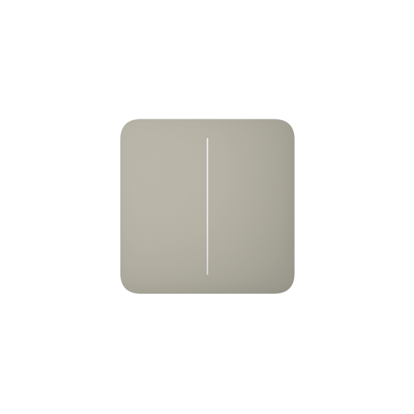 Tasto Per Lightswitch Ajax Solobutton (2-Gang) Olive 52152