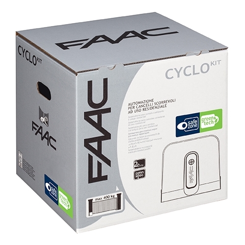 Kit Per Cancello Ad Ante Scorrevoli FAAC CYCLO START KIT 24V – C720 10599993