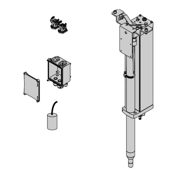 Attuatore Completo J275 Ha V2 H600 Ricambio FAAC 63000539