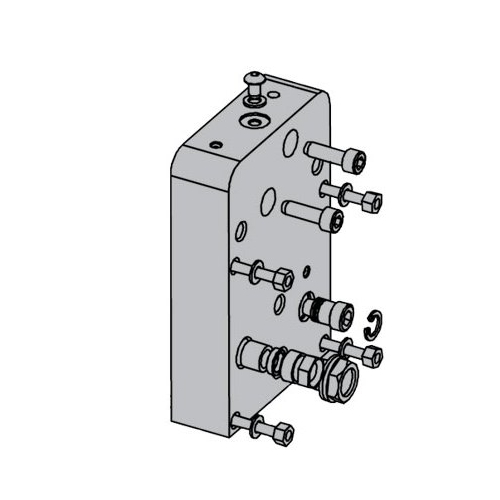 Flangia Superiore Centralina J275 Ha Ricambio FAAC 63001026