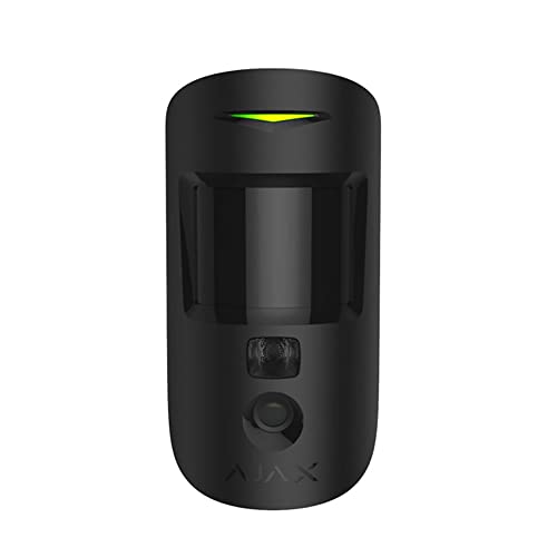 MotionCam (PhOD) Fibra 53770- Rilevatore di movimento per la foto-verifica degli allarmi e pet immunity. Nero