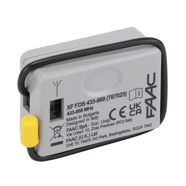 Ricevente Ricevitore 433 868 Da Innesto 3Pin Mhz FAAC XF FDS 433-868 787025