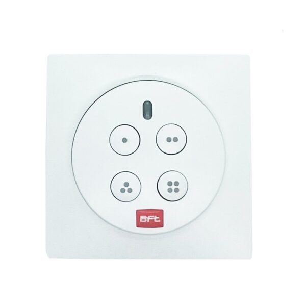 Trasmettitore Telecomando Radiocomando Da Parete 4 Canali BFT MIME PAD 3V 2614969 P121029