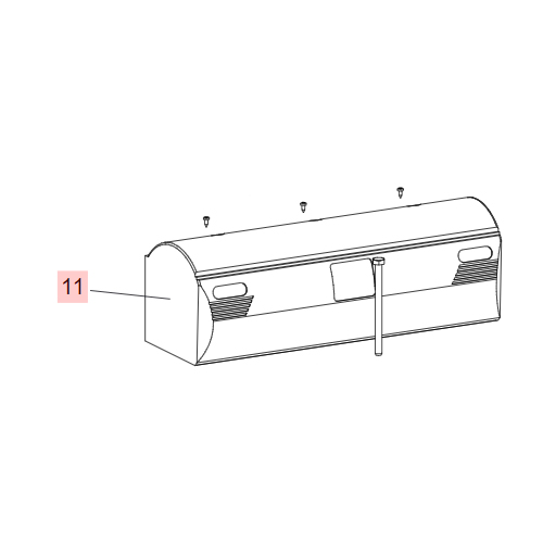 Carter Coperchio Plastico Superiore Per Motore 390 Ricambio FAAC 727292