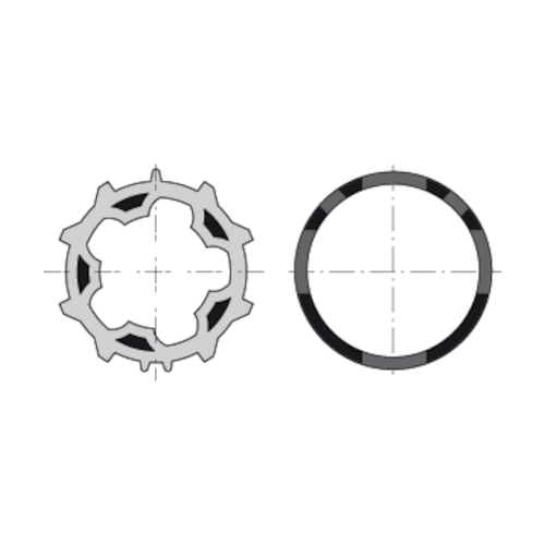 Set Di Adattatori Lt50 Zf54 X 10 SOMFY 9001466 Per Motore Tapparella