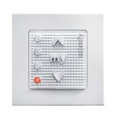 Comando Pulsante a Parete 4 Canali Radio SOMFY SMOOVE ORIGIN 4 RTS 1800295 Bianco