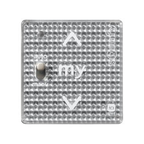 Comando Pulsante Parete Sfioramento SOMFY SMOOVE 1 A/M IO – SILVER SHINE 1811014 1 Canale